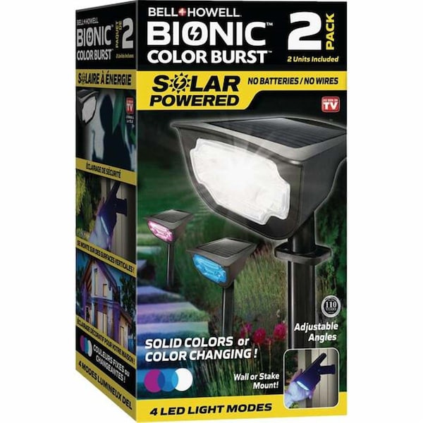 Emson Of E. Mishon Bionic Burst Solar Path Light, Multi Color 107545 - main
